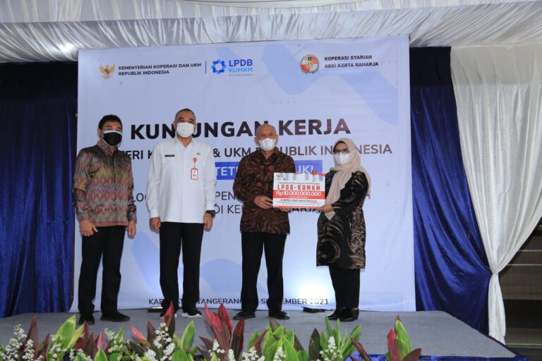 LPDB-KUMKM Salurkan Rp10 Miliar kepada KSPPS Abdi Kerta Raharja