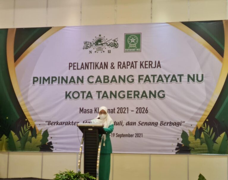 Fatayat NU Kota Tangerang tegaskan Komitmen Pengabdian Organisasi pada Kemanusiaan