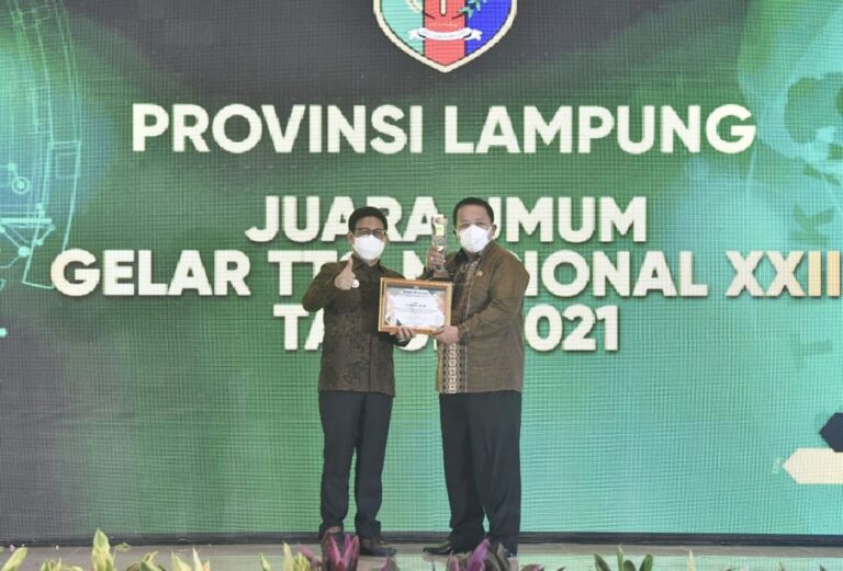 Provinsi Lampung raih Gelar Juara Umum TTG Nasional ke-22