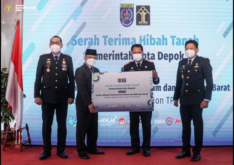 Kantor Imigrasi Depok Terima Hibah Tanah 2790 Meter dari Pemkot