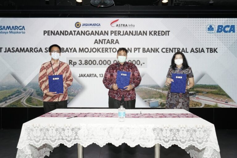 PT Jasamarga Surabaya – Mojokerto Dapat Pembiayaan Kredit Rp 3,8 T
