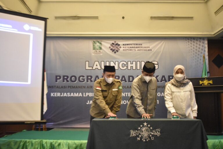 Bersama Kemnaker, LPBI NU Gelar Padat Karya di Tujuh Provinsi