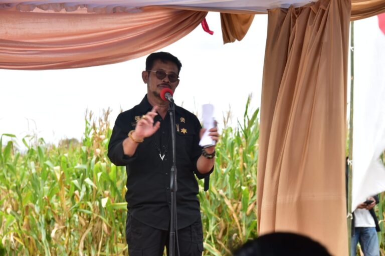 Mentan SYL Bangun Kawasan Jagung Seluas 1.200 Ha di Kabupaten Gowa