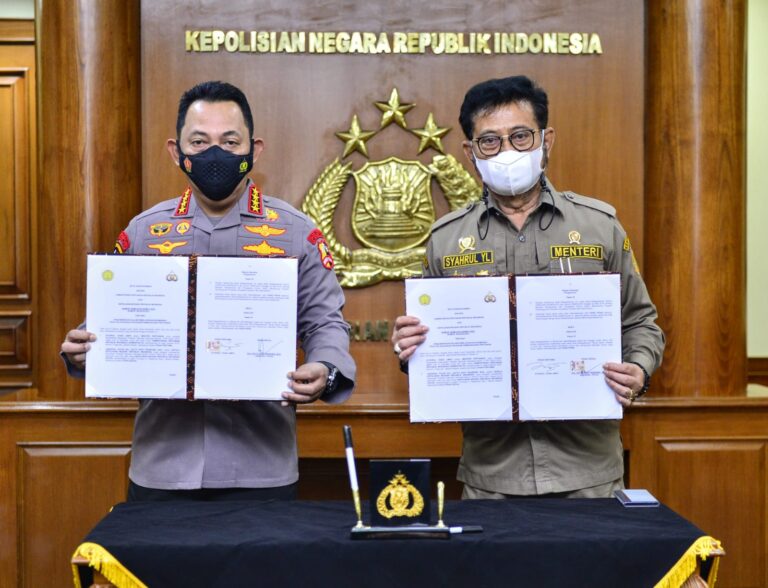 Kapolri Apresiasi Kinerja Kementan Penuhi Pangan Nasional