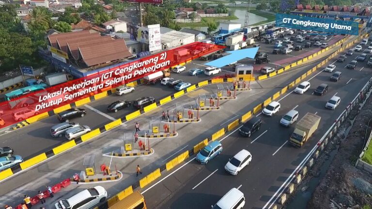 Jasa Marga Rekonstruksi Perkerasan di GT Cengkareng Ruas Tol Soedijatmo