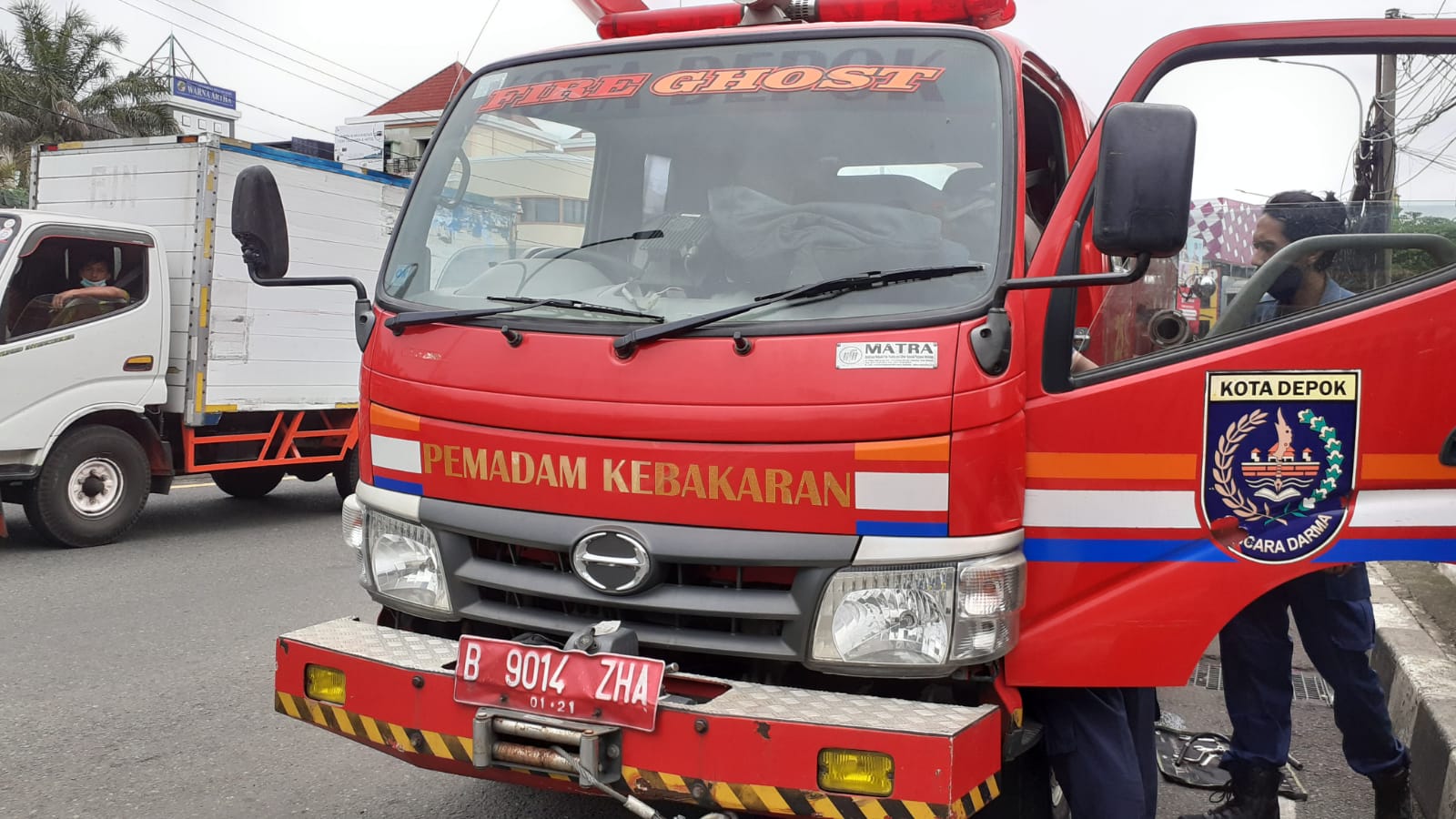 Evakuasi Seekor Kucing, Mobil Damkar Depok Justru Alami Mogok