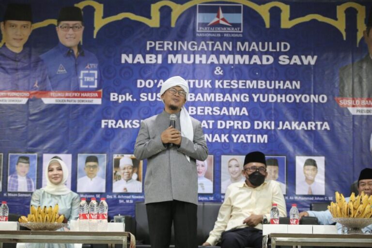 Undang AA Gym dan Anak Yatim, Demokrat Jakbar Doakan Kesembuhan SBY