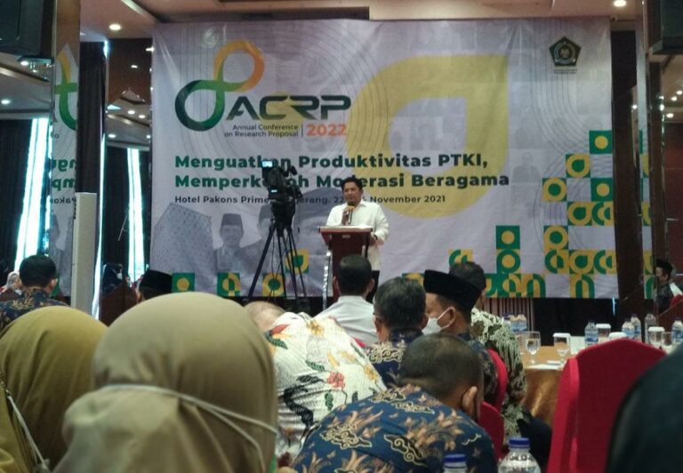 ACRP 2022 Resmi Dibuka, Kemenag Dorong PTKI Ekspor Pemikiran