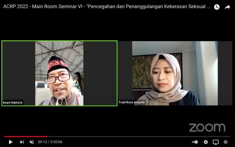 Imam Nakha’i: PTKI harus jadi Tonggak Penghapusan Kekerasan Seksual