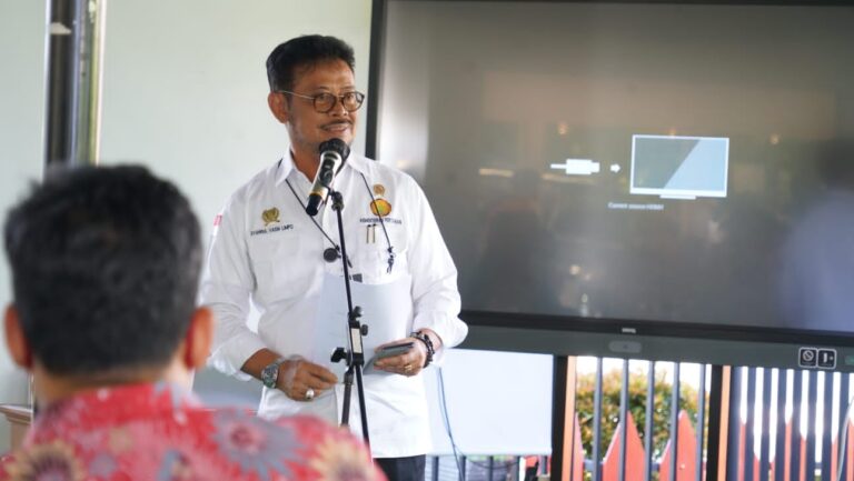 Mentan Dorong Inovasi dan Teknologi dalam Adaptasi Perubahan Iklim