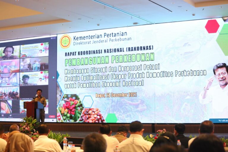 Mentan Minta Produk Perkebunan Indonesia Kuasai Pasar Ekspor Dunia di 2022