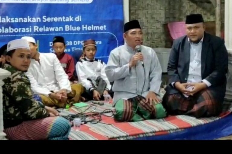 Akhiri Masa Tanggap Darurat, Gelora Gelar Doa Bersama Pengungsi Semeru