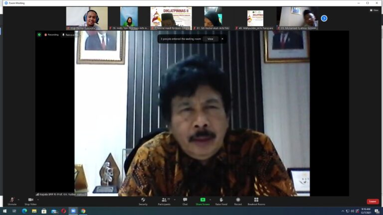 Kepala BPIP Minta Peserta Diklatpimnas Jangan Ragukan Pancasila