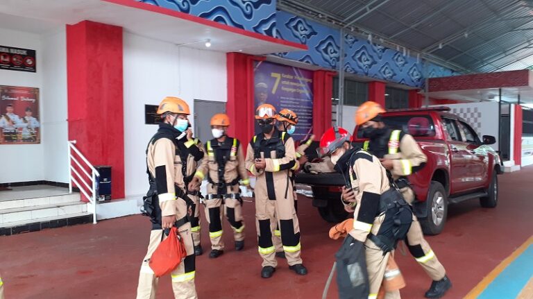 Antisipasi Kebakaran, Rutan Depok Gelar Simulasi Penanggulangan