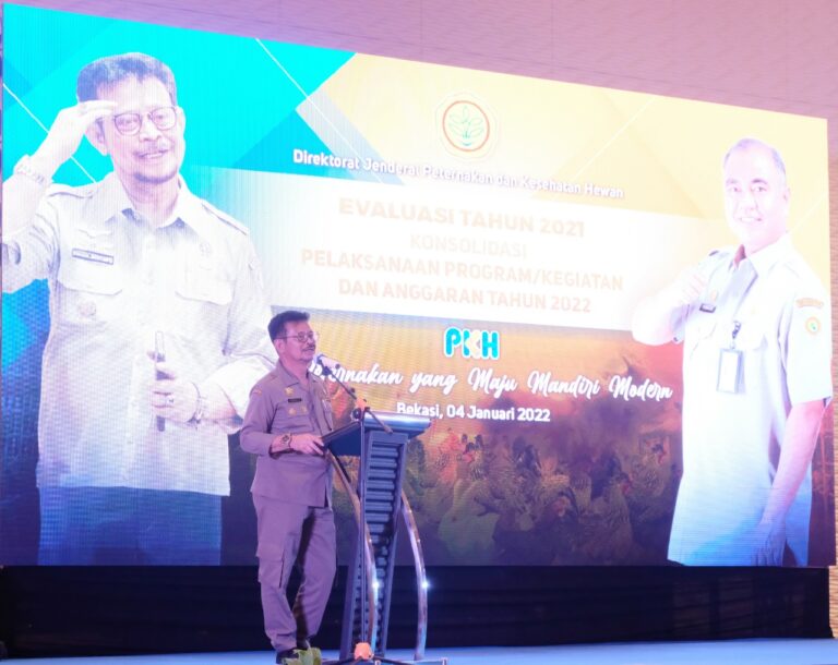 Mentan SYL Dorong Percepatan Kinerja Program PKH Tahun 2022