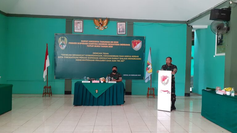 Tuai Apresiasi, Koperasi Kodim Depok Akan Tingkatkan Ekonomi Anggota