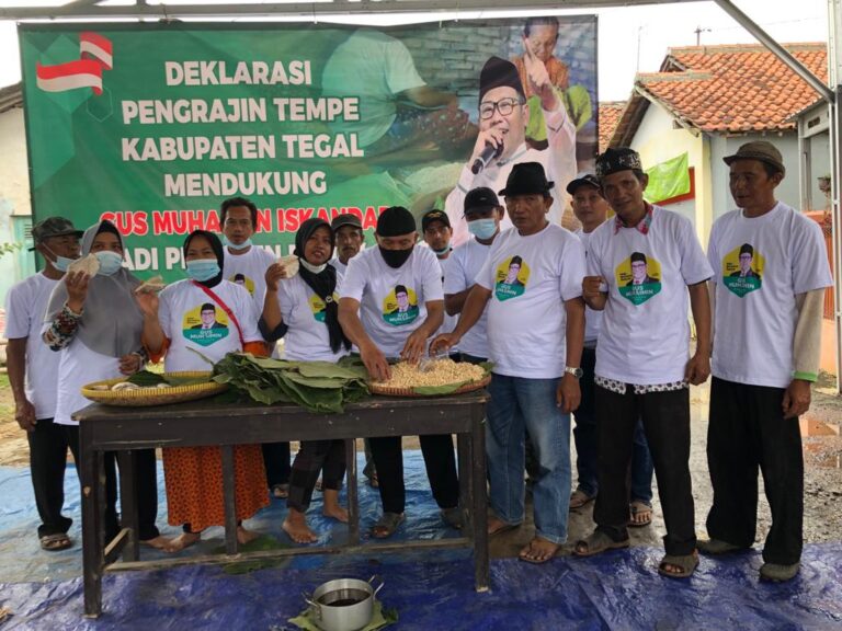 Pengrajin Tempe di Tegal dukung Gus Muhaimin maju di Pilpres 2024