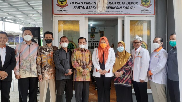 KPU Depok Kunjungi Sekretariat Partai Berkarya Pimpinan Fitrianti