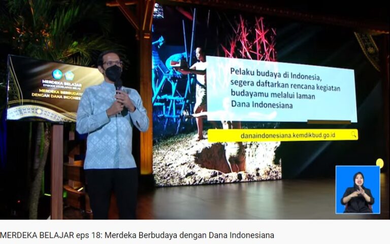 Merdeka Belajar Episode Kedelapan Belas Hadirkan Dana Indonesiana