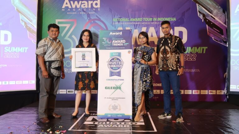 Gledex Logistics Raih Penghargaan ‘The Most Trusted Logistic Company’ di AwardTrends Summit 2022