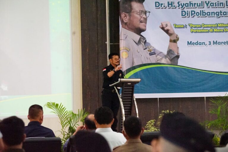 Kuliah Umum di Polbangtan Medan, Mentan Paparkan Peran Milenial untuk Pertanian Masa Depan
