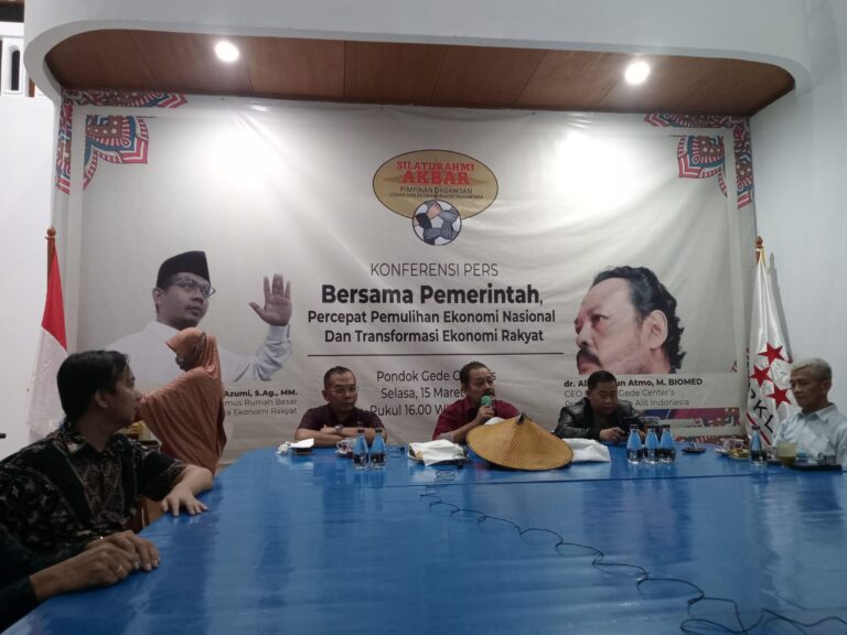 Rumah Besar Nusantara Ekonomi Rakyat Siap Bantu Pemerintah Bangkitkan Ekonomi Kerakyatan