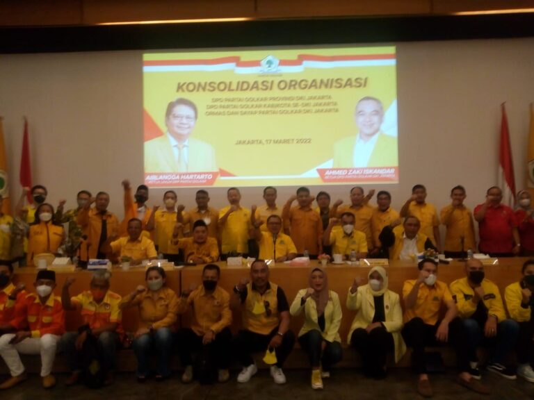 Golkar DKI Siap Usung Zaki jadi Cagub dan Dukung Airlangga Capres 2024