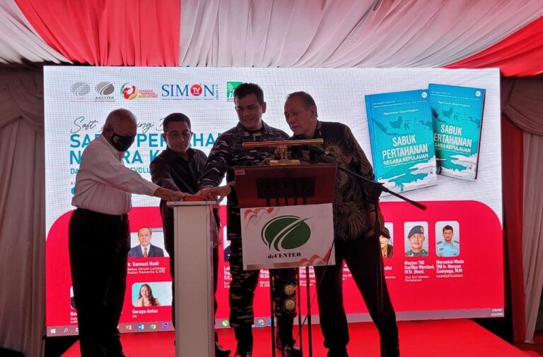 Pengamat Intelijen Pertahanan Keamanan Ngasiman Djoyonegoro luncurkan Buku ‘Sabuk Pertahanan Negara Kepulauan’