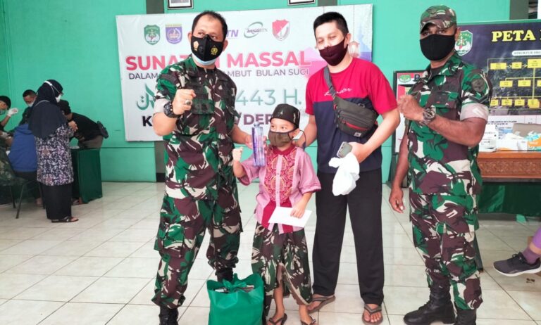 Jalankan Perintah Kasad, Kodim Depok Gelar Sunatan Massal