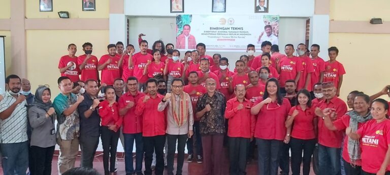 Kementan Dampingi Anggota Ansy Lema gelar Bimtek Petani di NTT