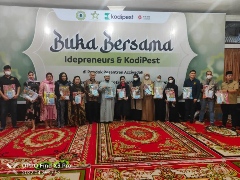 Gelar Bukber di Ponpes Az-Ziyadah, Idepreneurs Kenalkan Kodipest