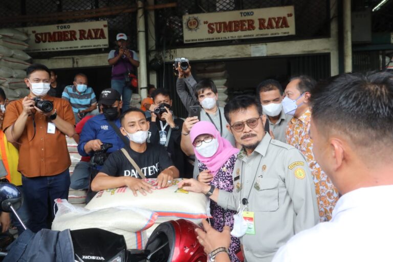 Mentan SYL Bersama Pemprov DKI Pastikan Ketersediaan Beras di Jabodetabek Aman