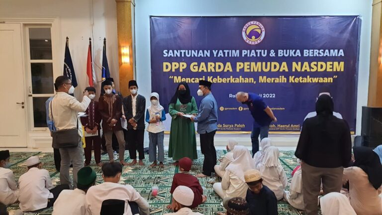 Meniti Ramadhan, GP Nasdem Gelar Buka Bersama Bersama Yatim Piatu