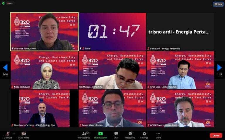 Task Force Energy, Sustainability dan Climate B20 Terus Bergerak Rancang Kebijakan Konstruktif