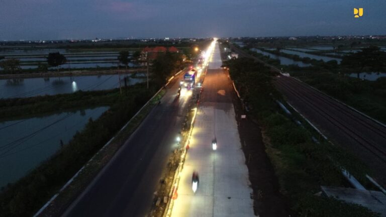 Jalan Rigid Duduksampean Dibuka, Skema Contraflow di Pantura saat Mudik Ditiadakan