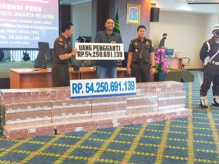Kejari Jaksel Selamatkan Uang Negara Rp 54,2 Miliar terkait Kasus IM2