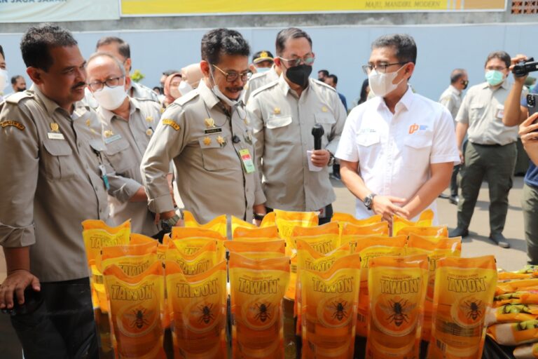 Pastikan Stok Pangan Strategis, Mentan SYL Kunjungi Bazar Murah Pasar Tani