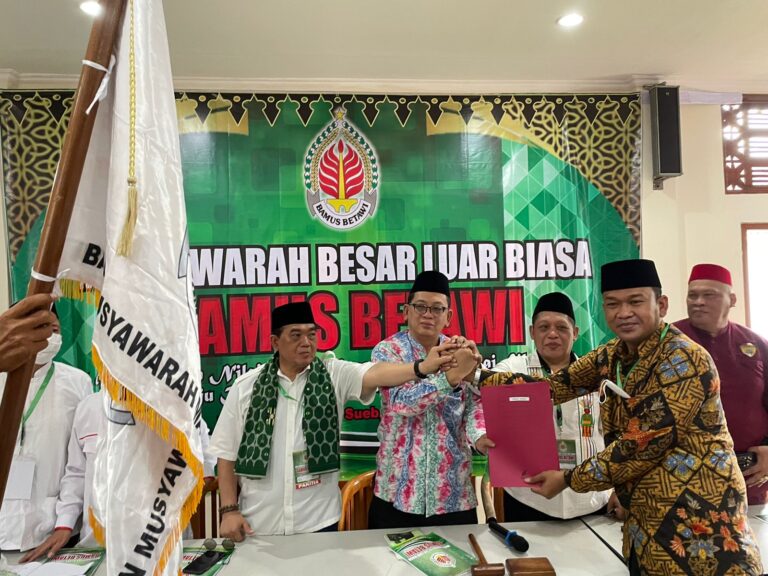 Sah, Riano Terpilih Jadi Ketum Bamus Betawi