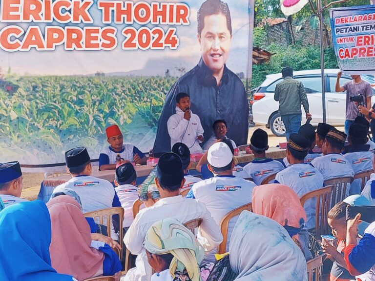 Petani Tembakau se-Madura Raya Dukung Erick Thohir jadi Presiden