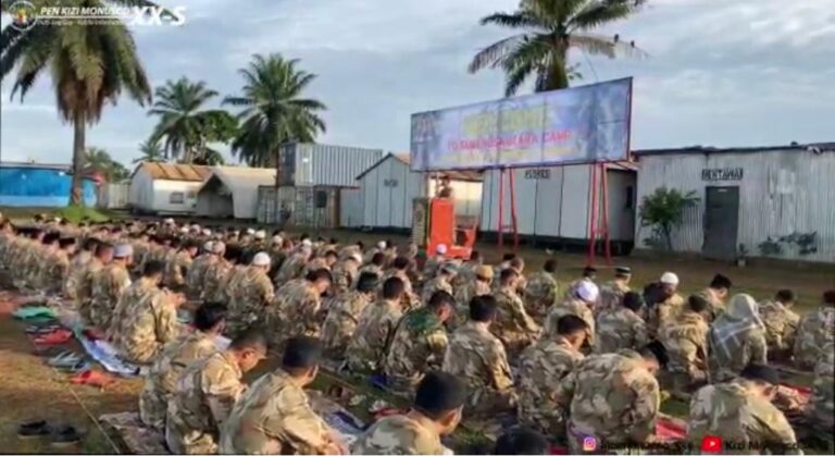 Intip Suasana Lebaran Pasukan Garuda XX-S Monusco di Kongo