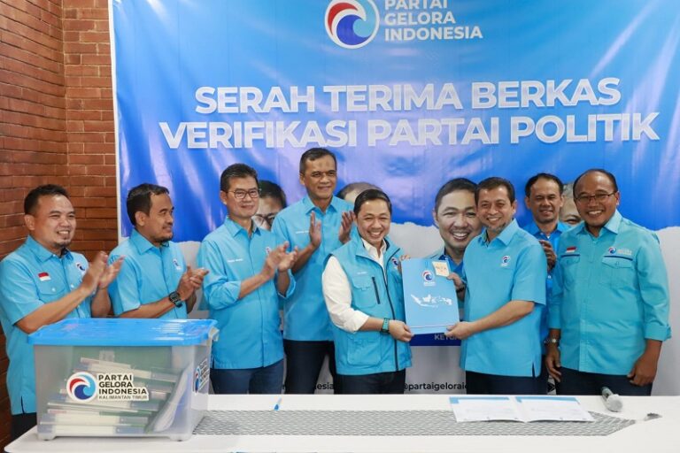 Partai Gelora Terima Tiga Berkas Verifikasi Parpol dari Daerah