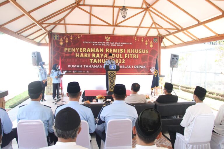 Ratusan Napi di Rutan Depok Dapat Remisi Idul Fitri, Empat Dibebaskan