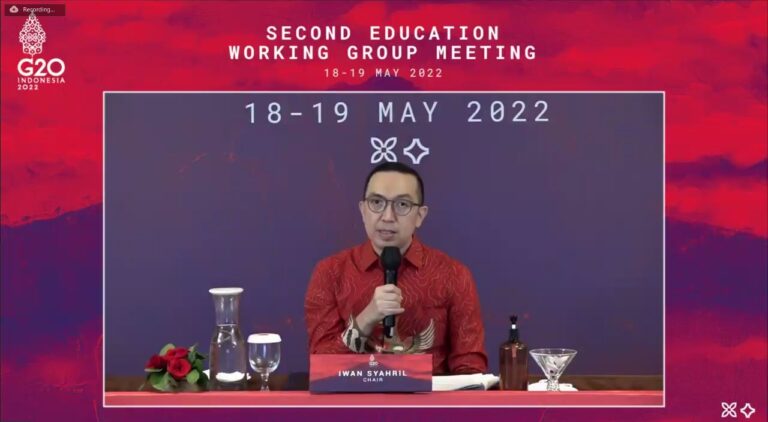 Pimpin Pertemuan Kedua EdWG G20, Kemendikbudristek Satukan Suara Pulihkan Pendidikan
