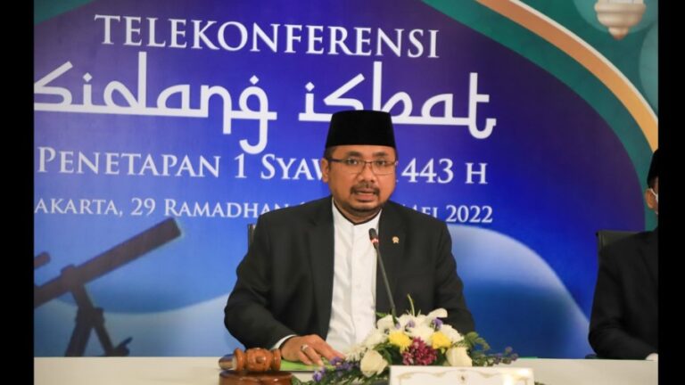 Tok! Kemenag Tetapkan 1 Syawal 1443 H Jatuh pada 2 Mei 2022