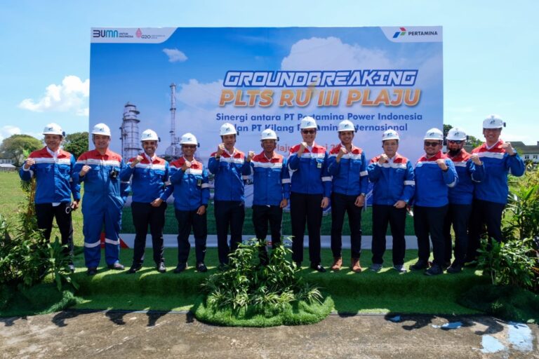 Pertamina Groundbreaking PLTS 2,25 MWp Kilang Plaju