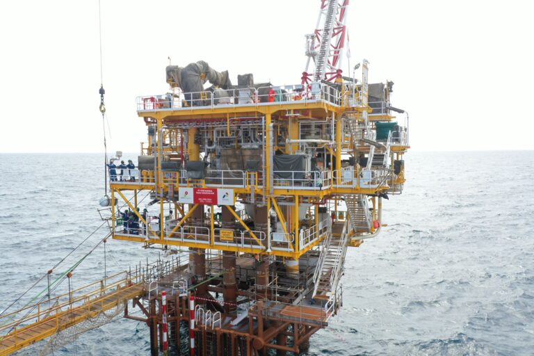 Pertamina Hulu Mahakam Tambah Produksi Gas Pertama dari Anjungan Kedua Proyek JSN di Kutai Kartanegara