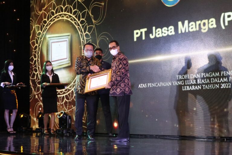 Jasa Marga Raih Penghargaan Penyelenggaraan Angkutan Lebaran Tahun 2022 Kementerian Perhubungan Atas Pencapaian yang Kolaboratif