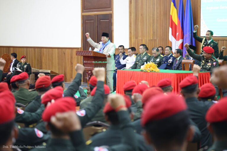 Prabowo Bangga Anak Didiknya di Kopassus Kamboja Tempati Posisi Strategis