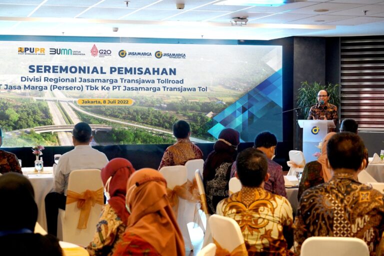 Jasa Marga Gelar Seremonial Spin Off Divisi Regional Jasamarga Transjawa Tollroad ke Anak Usaha PT Jasamarga Transjawa Tol