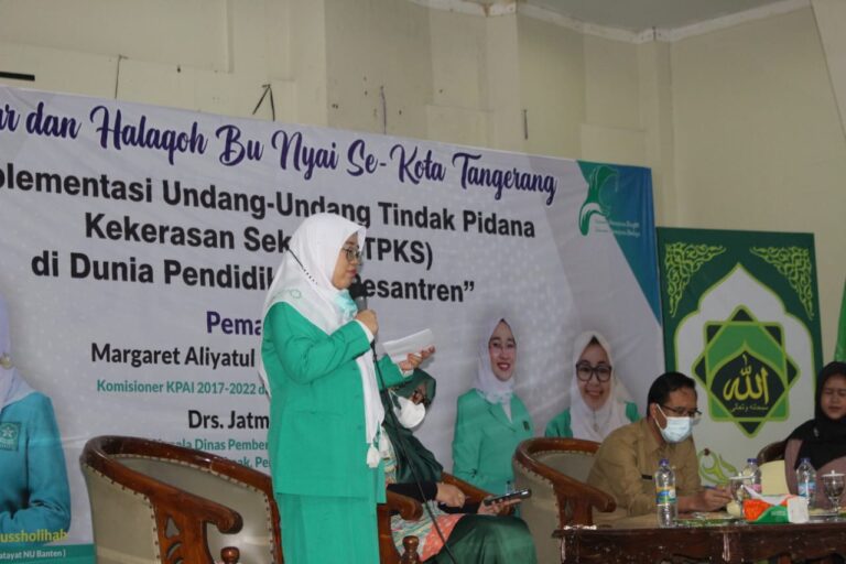 Bersama Bu Nyai, PC Fatayat NU Kota Tangerang Adakan Seminar dan Halaqoh UU TPKS
